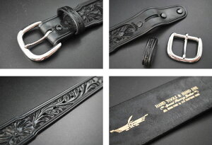 【ファニー】本革ベルト【FUNNY】BELT≪1-3/4インチ・テーパー1-1/2ベルト/クラフトブラック/BLACK≫ロングウォレット長財布ライダースウォレットバイカーズウォレット腰まわり真鍮誕生日ラッピングメンズ【楽ギフ_包装】【送料無料】【smtb-m】