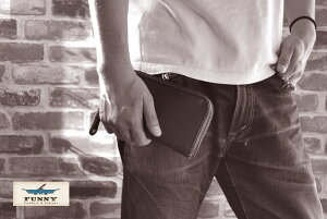 FUNNY/ファニーラウンドファスナー≪チャーリーズウォレット/CHARLIE'SWALLET≫≪コードバン/ブラックパイピング/ブラック≫FUNNY/長財布/本革【レザーウォレット専門店】【送料無料】【売れ筋】【楽ギフ_包装】