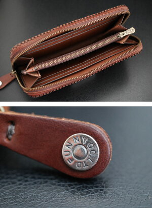FUNNY/ファニー≪チャーリーズウォレット/CHARLIE'SWALLET≫≪アメリカンブライドルレザー/ブラウン≫FUNNY/長財布/本革【レザーウォレット専門店】【送料無料】【売れ筋】【楽ギフ_包装】