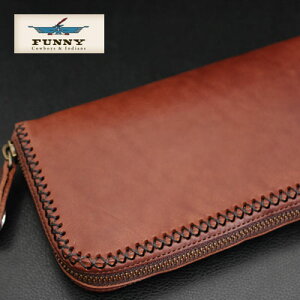 FUNNY/ファニー≪チャーリーズウォレット/CHARLIE'SWALLET≫≪アメリカンブライドルレザー/ブラウン≫FUNNY/長財布/本革【レザーウォレット専門店】【送料無料】【売れ筋】【楽ギフ_包装】