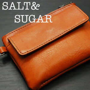 ソルトアンドシュガー財布/≪PI-2864革財布SALT&SUGARウォッシャブルダメージビンテージ加工ミニウォレットコインケースキャメル≫手に収まる便利な小型財布ウォレットメンズ本革/レザーウォレット専門店【楽ギフ_包装】