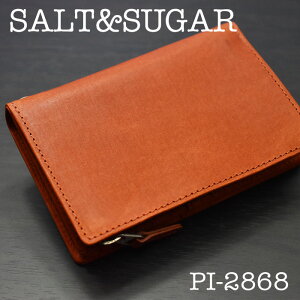 ソルトアンドシュガー財布/≪PI-2868革財布SALT&SUGARベジタブルタンニンマジー縦型ミディアムウォレットキャメル≫ショートウォレット二つ折り財布メンズ本革/レザーウォレット専門店【送料無料】【楽ギフ_包装】【売れ筋】