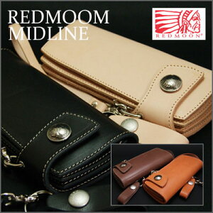 REDMOOM/レッドムーンMID-LINE/ミッドライン≪NCW-02C-MID/サドルレザーロングウォレット≫【楽ギフ_包装】【送料無料】