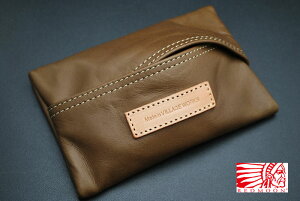 【即納】REDMOONBASICLINE/レッドムーンベーシックライン≪レザーティッシュケースゴールデンオリーブ≫【楽ギフ_包装】【メール便不可】【楽ギフ_包装】