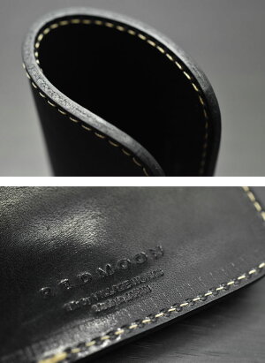 【即納】【送料無料】REDMOONBASICLINE/レッドムーンベーシックライン≪レッドムーンRMロゴ焼印入りキーケースCW-KC-RMBKサドルレザーブラック≫メンズ財布本革キーケース【楽ギフ_包装】