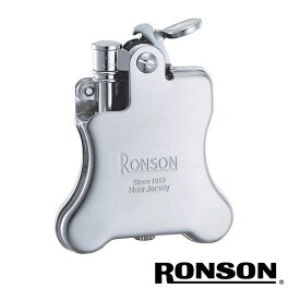 【正規取扱店】オイルライター ≪RONSON Banjo ロンソン バンジョー クロームサテン R01-1025≫世界で初めてワンタッチ着火のオートマチックライター ラッピング