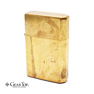 【GEAR TOP 正規取扱店】オイルライター ZIPPO型 ギアトップ 日本製 Made in JAPAN オイルライター 国産オイルライター ギアトップ GEAR TOP ワイルドブラス オイル長持ち 実用性 品質 密閉度 オススメ