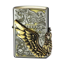 【ZIPPO正規取扱店】【対象商品はインナーケース名入れ無料】ZIPPO ライター ジッポー フォーチュンヘッド ニッケル＆ブラス コンビネーション古美 Ni&BS 男性用 ギフト 誕生日プレゼント