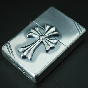 【正規取扱店】ZIPPO純銀≪ZIPPOスターリングシルバー#14純銀クロスメタル≫ライター/オイルライター/ジッポ/ジッポー/喫煙具/誕生日/プレゼント/バイク/バイカー/ラッピング【送料無料】【楽ギフ_包装】