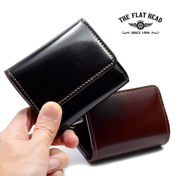 楽天市場】【THE FLAT HEAD 正規取扱店】三つ折り 財布 コンパクト  