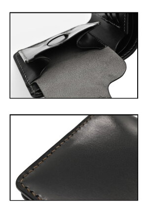 【別注限定モデル】【小銭差し込み式】日本製本革フラットヘッド財布ウォレット≪THEFLATHEADSTOCKBURGストックバーグCHAOS別注シリーズLKE4手縫い多脂革小銭差し込み式ショートウォレットブラック≫ウォレットメンズ二つ折り本革かっこいいおしゃれ