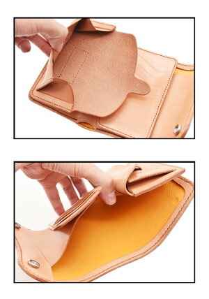 【別注限定モデル】日本製本革フラットヘッド財布ウォレット≪THEFLATHEADSTOCKBURGストックバーグフラットヘッドCHAOS別注シリーズTFW-01手縫い多脂革三つ折りミディアムウォレットタンナチュラル≫レザーウォレットメンズ長財布本革かっこいい