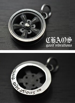【送料無料】【当店限定】【別注アイテム】goodvibrations/グッドバイブレーションズ≪スターリングシルバーシルバー925製タイヤホイールチャームペンダントトップ≫ホットロッドローライダーチカーノ純銀Silver925ネックレス【楽ギフ_包装】