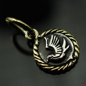 goodvibrations/グッドバイブレーションズ≪スワローツバメ燕チャームペンダントトップ≫スターリングシルバー/純銀/Silver【925】/ブラス/真鍮/ネックレス【楽ギフ_包装】【メール便可】