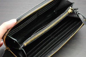 象革財布/OLDPOINTオールドポイント≪ジンバブエ産エレファントグレー/ブラックラウンドファスナーウォレットDリング付き≫ラウンドジッパー/ラウンドジップ/革財布/カウレザー/財布/本革/レザーウォレット専門店カオス/CHAOS/【楽ギフ_包装】【送料無料】