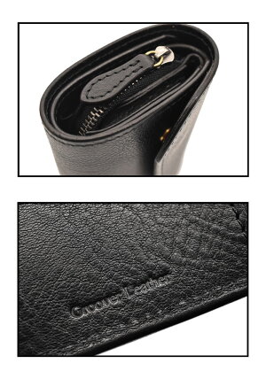 手に収まるコンパクトウォレット≪GrooverLeatherグルーバーレザー三つ折りミニウォレットプレーンブラック≫レザー牛革日本製牛皮三つ折り財布メンズ財布かっこいい本皮本革ウォレットセカンドウォレットレディース財布かわいいおしゃれ