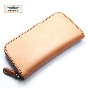 FUNNY/ファニー≪チャーリーズウォレット/CHARLIE'SWALLET≫≪アメリカンブライドルレザー/タン≫FUNNY/長財布/本革【レザーウォレット専門店】【送料無料】【楽ギフ_包装】