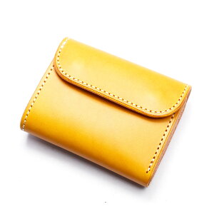 【正規取扱店】OPUS/オーパスイタリアンレザー【全色11カラー】≪ブッテーロレザー・ミニウォレットOCW-A-YLイエロー日本製≫【楽ギフ_包装】【送料無料】レザーウォレットハンドメイド財布