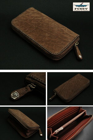 ファニー財布≪エレファント/ブラウン≫≪チャーリーズウォレット/CHARLIE'SWALLET≫FUNNY/STALLION長財布/本革【レザーウォレット専門店】【送料無料】【楽ギフ_包装】