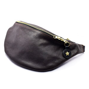 【正規取扱店】日本製本革バッグ鞄GrooverLeatherグルーバーレザーGWB-100-BRN2WAYウエストポーチショルダーバッグシュリンクレザーブラウン牛革メンズ財布本革サコッシュボディーバッグヒップバッグメディスンバッグ【送料無料】