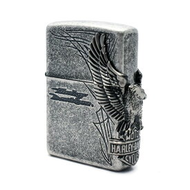 【ZIPPO正規取扱店】【対象商品はインナーケース名入れ無料】ZIPPO ハーレー≪ハーレーダビッドソン HDP-65 サイドメタル シルバーイブシバレル≫オイルライター ハーレーダヴィッドソン ジッポー