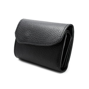 【正規取扱店】手に収まるコンパクトウォレット≪GrooverLeatherグルーバーレザーGMS-100三つ折りミニウォレットプレーンブラック≫レザー牛革日本製三つ折り財布メンズ財布かっこいい本革ウォレットミニ財布レディース財布かわいい