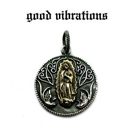 【good vibrations 正規取扱店】【送料無料】グッドバイブレーションズ シルバー ペンダントトップ アクセサリー リバーシブル マリア スワロー コルナ メロイックサイン トライバル ピラミッドアイ チャーム シルバー925