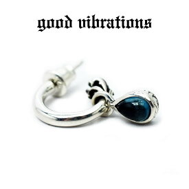 【good vibrations 正規取扱店】【送料無料】シルバーアクセサリー ピアス 片耳 メンズ ブランド グッドバイブレーションズ アラベスク ブルートパーズ かわいい レディース ピアス スタッド スターリング シルバー 925 純銀