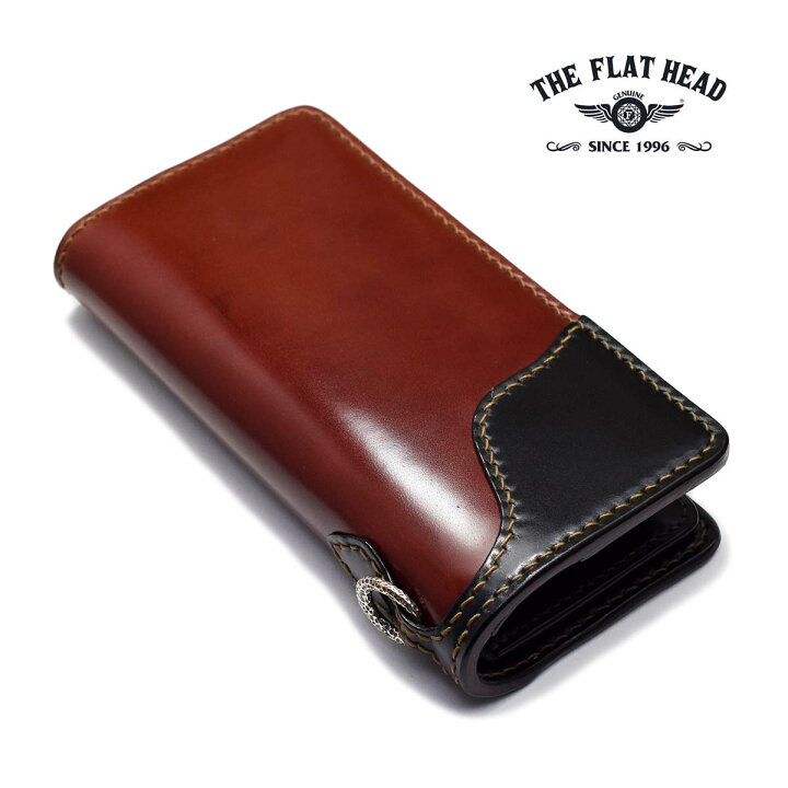 楽天市場】【THE FLAT HEAD 正規取扱店】【小銭差し込み式】二つ折り  