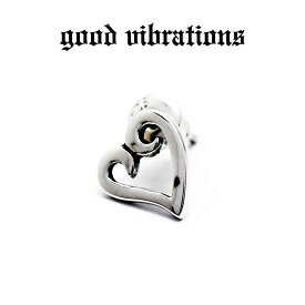 【good vibrations 正規取扱店】【送料無料】シルバーアクセサリー ピアス 片耳 メンズ ブランド グッドバイブレーションズ トランプ ハート トライバル かわいい レディース ピアス スタッド スターリング シルバー 925 純銀