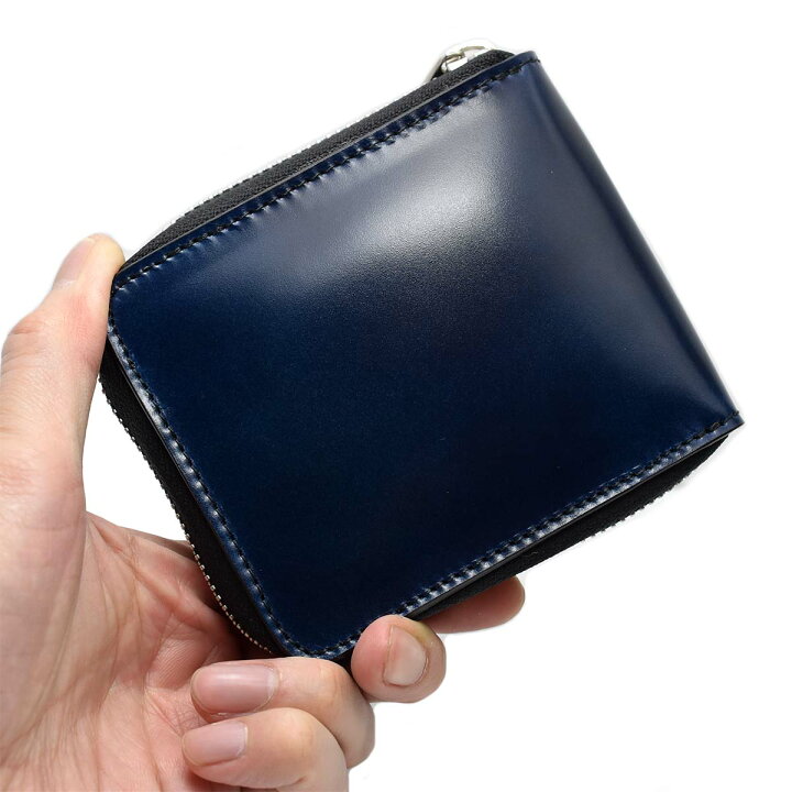 楽天市場】レーデルオガワ コードバン 二つ折り財布 メンズ 財布 馬革 
