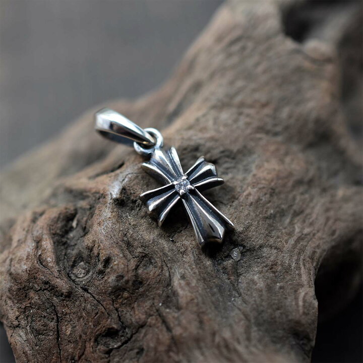 楽天市場】シルバーアクセサリー メンズ シルバー925 タイニークロス 