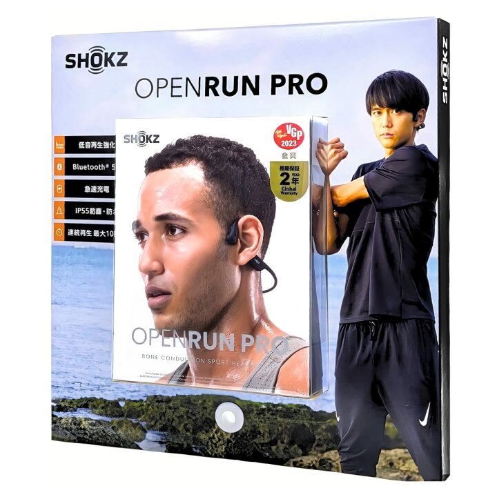 楽天市場】Shokz (ショックス) OpenRun Pro Black 完全ワイヤレス骨 