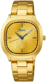 父の日 [セイコー] SEIKO ALBA FUSION AFSK407 アルバ フュージョン 防水:5気圧 伝統と革新の融合 どこおなく懐かしく、新しい アナログ腕時計 幅広い年代に融合 ユニセックス バンドカラー:ゴールド