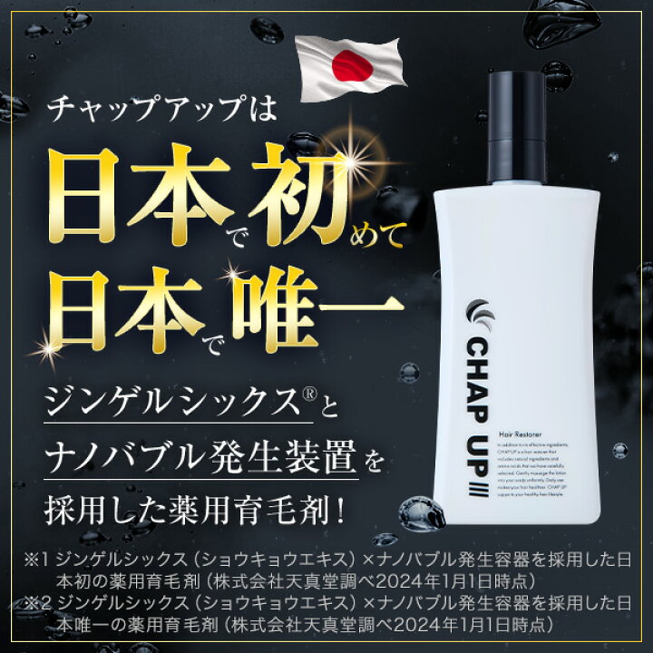 チャップアップ育毛ローション CHAPUP チャップアップ育毛剤 120ml 最大3,000円OFF チャップアップ　育毛ローション