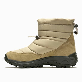 【スーパーSALE割引クーポン発行中】 MERRELL メレル レディース カジュアル アウトドア 防水 防寒 ブーツ シューズ ウィンター モック ゼロ トール U005611 キャメル ベージュ