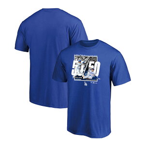 y|CgobN N[|szFANATICS t@ieBNX hW[X Jĕ 50-50 FIRST ONE IN MLB HISTORY LO TVc  ML01-24FW-0006-BLUE u[