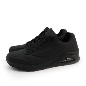 SKECHERS スケッチャーズ メンズ カジュアル スニーカー シューズ ウノ スタンド オン エア 52458-BBK ブラック