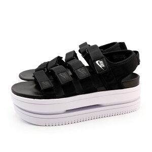 特価★ NIKE ナイキ レディース カジュアル アウトドア 厚底 サンダル ウィメンズ アイコン クラシック DH0223-001 ブラック