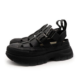 特価★ CONVERSE コンバース レディース スポーツ カジュアル アウトドア 厚底 サンダル オールスター (R) トレックウエーブ グラディエーター OX 31311950 ブラック