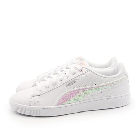 PUMA プーマ レディース スポーツ コート カジュアル 通学 スニーカー シューズ ビッキー V3 ウィンター ワンダー ランド 392489-01 ホワイト