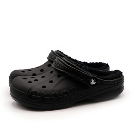 【お買い物マラソンクーポン発行中】 特価★ crocs クロックス レディース メンズ 男女兼用 ユニセックス 定番 サボ アウトドア スポーツ サンダル バヤ ラインド クロッグ 205969-060 ブラック 黒