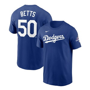 �y���|�C���g�o�b�N�� �����N�[�|�����s���zNIKE �i�C�L MLB ���� �h�W���[�X ���[�L�[�E�x�b�c �l�[�����i���o�[ ���[���h�V���[�Y �D���p�b�W�t T�V���c ���� ML0124FW0158-BLU �u���[