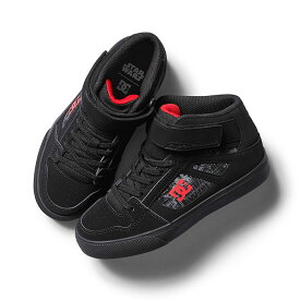 DC Shoes ディーシー キッズ ジュニア スターウォーズ コラボ カジュアル スニーカー シューズ KS SW PURE HI DK222102_XKRK ブラック 黒