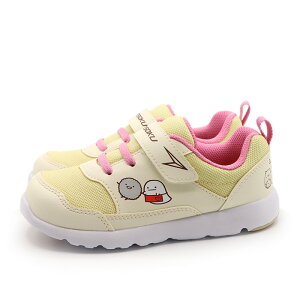 Achilles アキレス ベビー キッズ ゴム紐 マジックテープ キャラクター スニーカー 瞬足 足育「すみっコぐらし」 C-256 SKF2560-IV-140 アイボリー おばけ ほこり