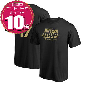 【要エントリーでポイント10倍 〜1/16 01:59まで】 FANATICS ファナティクス ドジャース 大谷翔平 ナショナルリーグ MVP 2024 獲得記念 ネーム＆ナンバー 背番号 Tシャツ 半袖 ML01-24FW-0076-BLACK ブラック