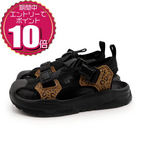 【エントリーでポイント10倍 9/1 09:59まで】特価★ CONVERSE コンバース レディース スポーツ カジュアル アウトドア 水陸両用 厚底 サンダル MSD CP II 34201840 ブラック レパード