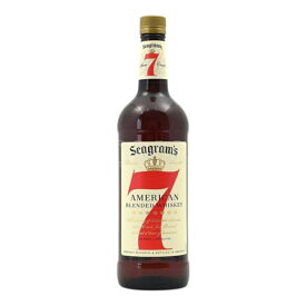 お酒 ギフト ウイスキー アメリカンブレンデッドウイスキー シーグラム セブンクラウン ( Seagram's 7 Crown ) 40° 1000ml 【 7&7のウイスキー 】