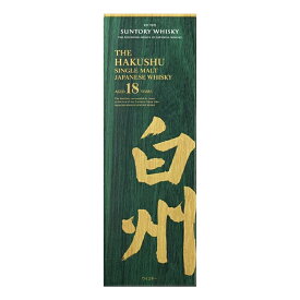 お酒 ギフト サントリー シングルモルト 白州 18年 43° 700ml ≪ 専用箱入り ≫【 条件付き送料無料 】