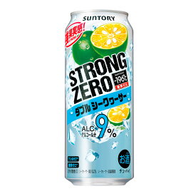 お酒 ギフト サントリー -196℃ ストロングゼロ ダブルシークヮーサー 500ml ケース ( 24本入り )